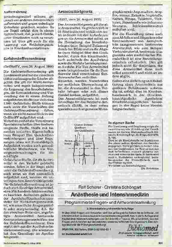 Vorschauseite 4: Stationshandbuch klinische Krankenpflege 34. Folge: Arzneiapplikation (3)
