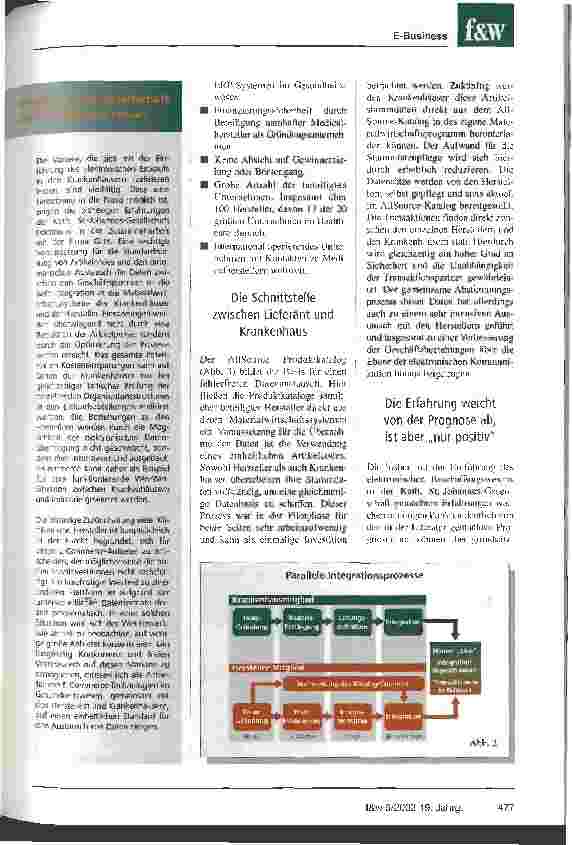 Vorschauseite 3: E-Commerce: Von der Euphorie zur Praxis Ein Erfahrungsbericht nach mehr als einem halben Jahr Echtbetrieb