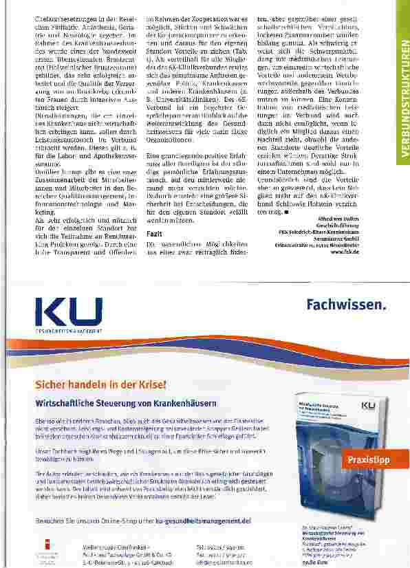 Vorschauseite 3: Innovative Klinikstrukturen, Effizienz im Verbund