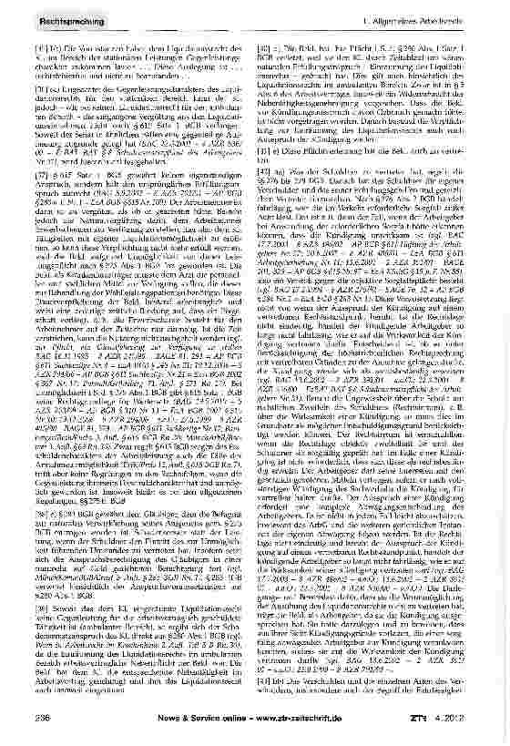Vorschauseite 2: Unwirksame Chefarztkündigung - Schadensersatz für entgangene Liquidationserlöse