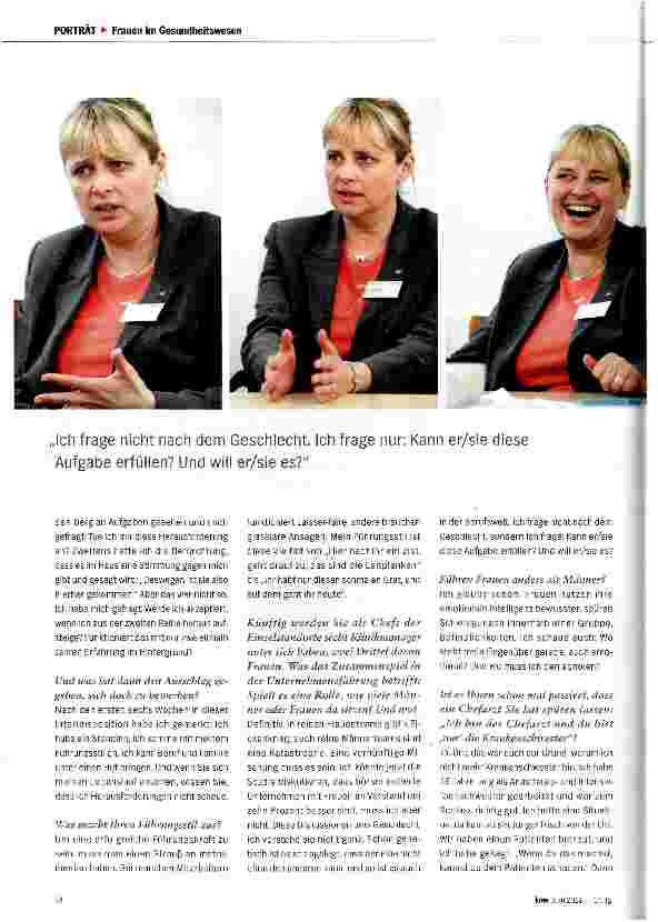 Vorschauseite 3: Elke Frank Auf Höhenflug