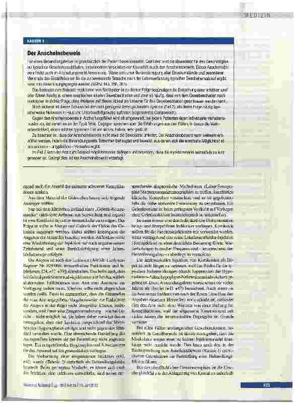 Vorschauseite 5: Septische und aseptische Komplikationen in Verbindung mit Kortikoid-Injektionen