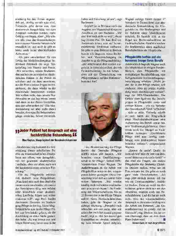 Vorschauseite 4: Auf dem Weg in die Akademisierung