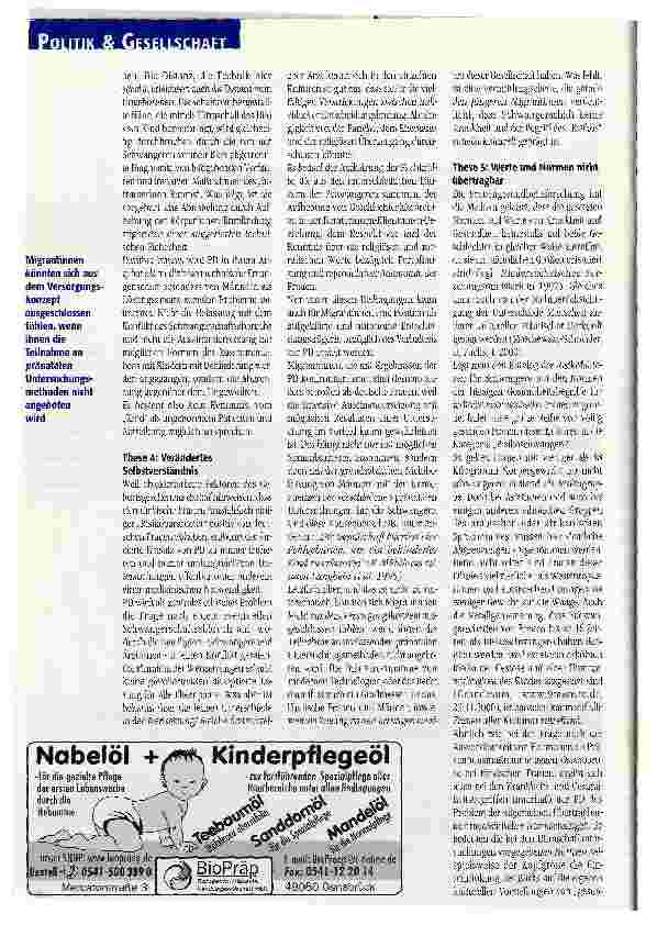 Vorschauseite 3: Pränataldiagnostik bei Migrantinnen
