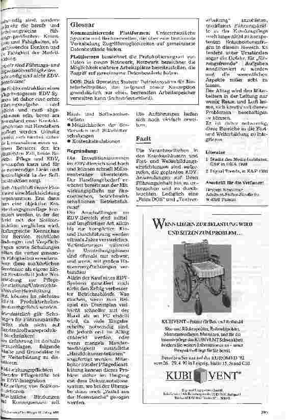 Vorschauseite 2: Qualifikationspraxis bei leitenden Pflegekräften im Bereich Datenverarbeitung - Analyse und Bedarf