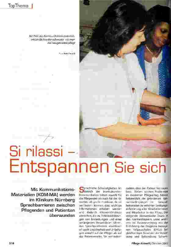 Vorschauseite 1: Si rilassi - Entspannen Sie sich