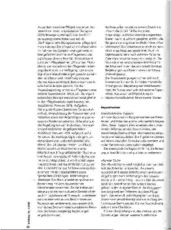 Vorschauseite 2: 10 Jahre Zürcher Lighthouse Versuch einer Neupositionierung