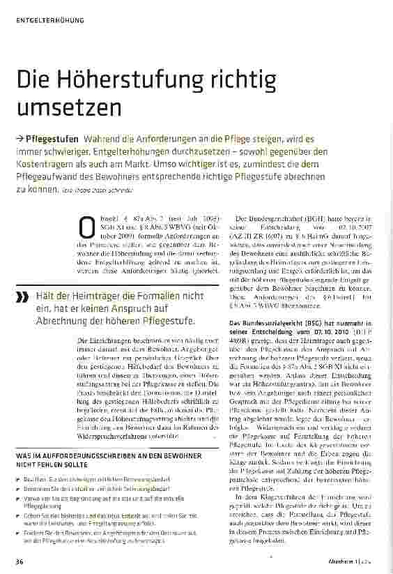 Vorschauseite 1: Die Höherstufung richtig umsetzen