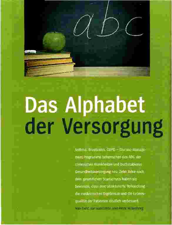 Vorschauseite 1: Das Alphabet der Versorgung