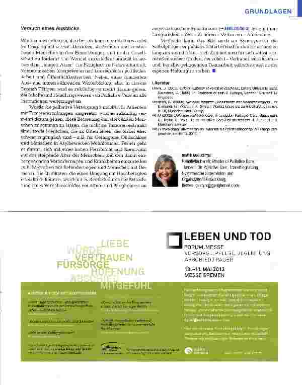 Vorschauseite 4: Palliative Care Aufgaben und Herausforderungen