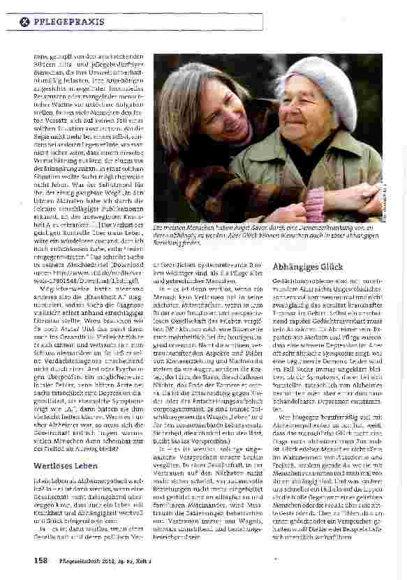 Vorschauseite 2: Das Glück des Alzheimerpatienten