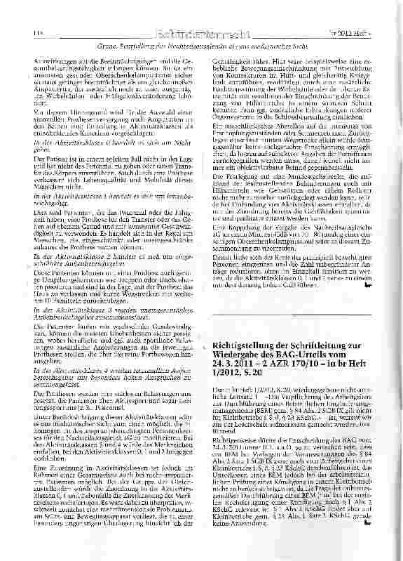 Vorschauseite 2: Ein neuer praktischer Ansatz zur Beurteilung des Nachteilsausgleichs aG aus medizinischer Sicht