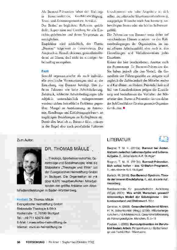 Vorschauseite 6: Hart am LimitUmgang mit Dauerbelastungen und Empfehlungen zur Burnout-Prävention bei Führungskräften