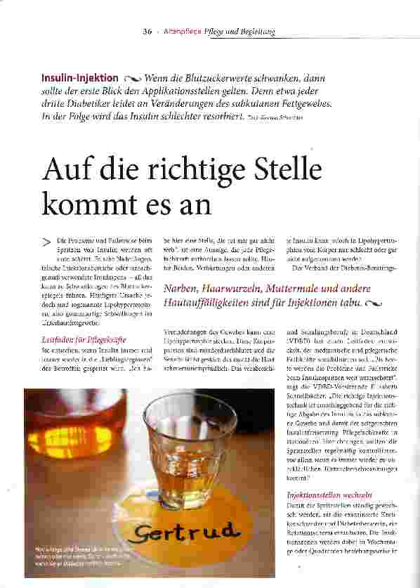 Vorschauseite 1: Auf die richtige Stelle kommt es an