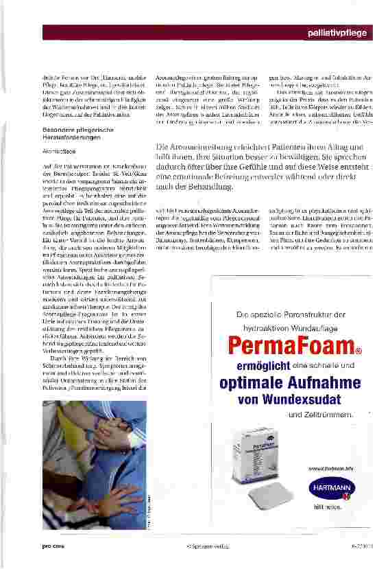 Vorschauseite 2: Palliativ Care: Die Wirksamkeit von Aromatherapie