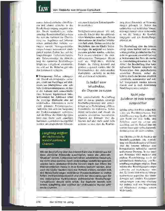 Vorschauseite 3: Internet-Euphorie führt zur Ernüchterung, aber Realismus zum Erfolg