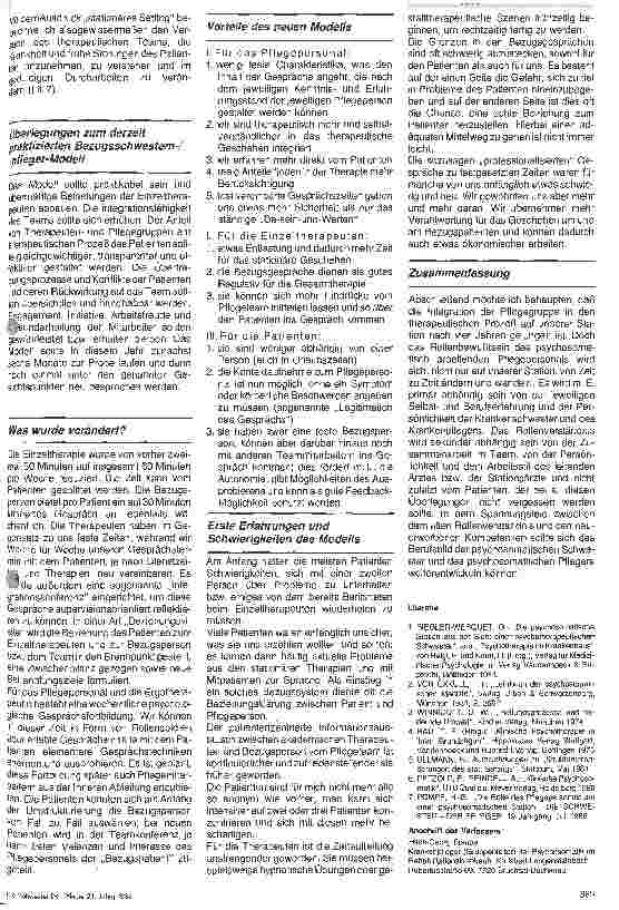 Vorschauseite 3: Die Rolle des Pflegepersonals auf der psychosomatischen Station innerhalb der Inneren Medizin eines Rehabilitationskrankenhauses
