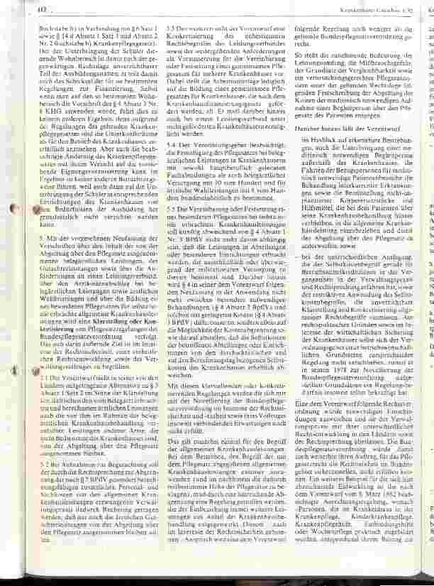 Vorschauseite 2: Die Änderung der Bundespflegesatzverordnung