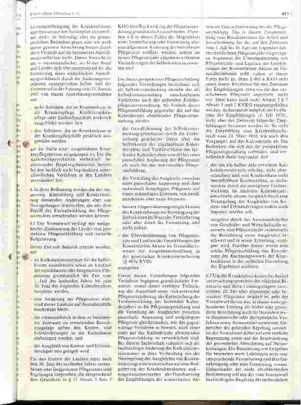 Vorschauseite 3: Die Änderung der Bundespflegesatzverordnung