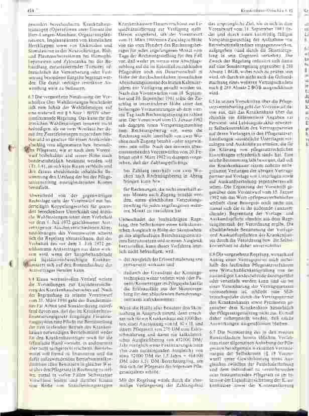 Vorschauseite 4: Die Änderung der Bundespflegesatzverordnung