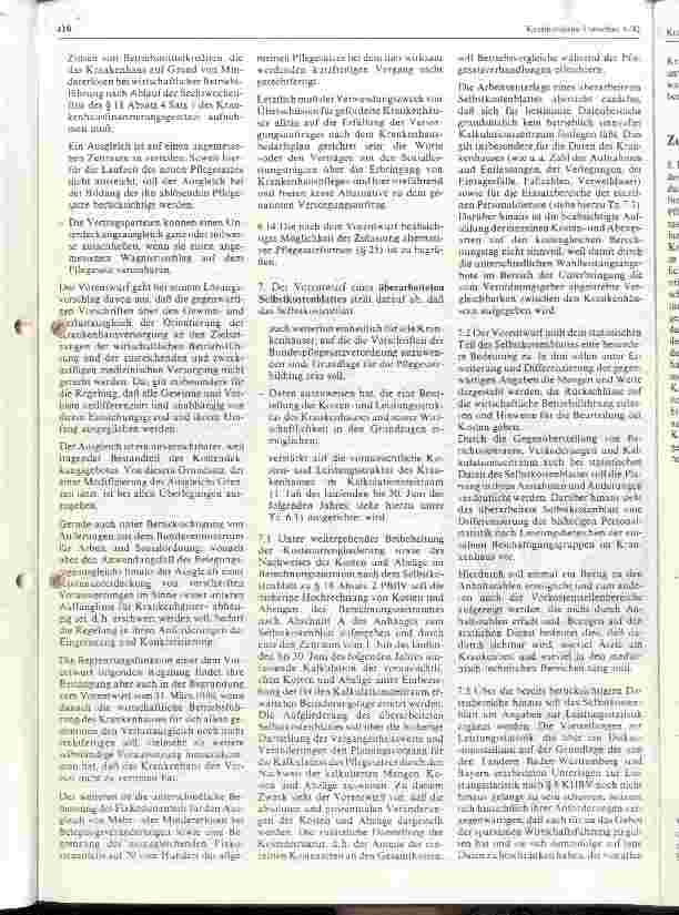 Vorschauseite 6: Die Änderung der Bundespflegesatzverordnung