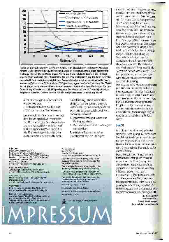Vorschauseite 3: Zu teuer für kleine Häuser? Medizincontrolling - flexible Lösungen suchen