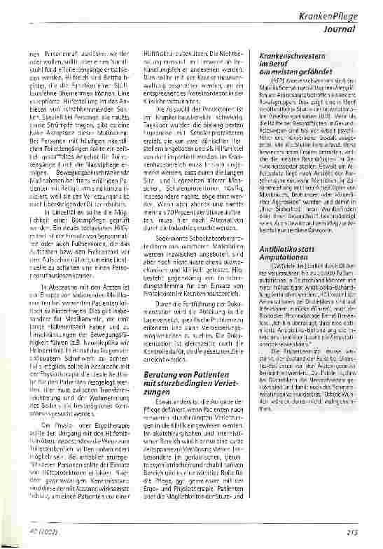 Vorschauseite 4: Stürze im Krankenhaus - gestürzte Patienten im Krankenhaus Eine Herausforderung für die Krankenpflege