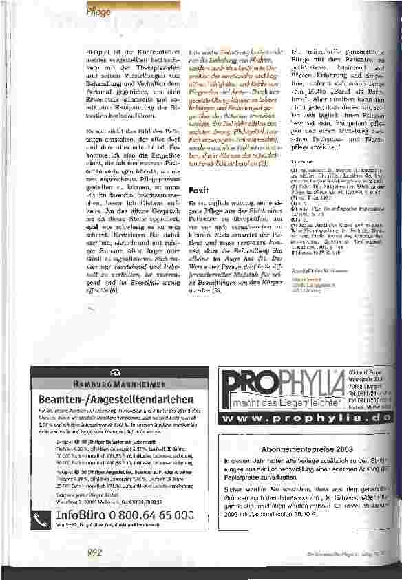 Vorschauseite 5: Wie viel Empathie braucht der Mensch? Vom Krankenpfleger zum Patient - das Spiegelbild der Pflege
