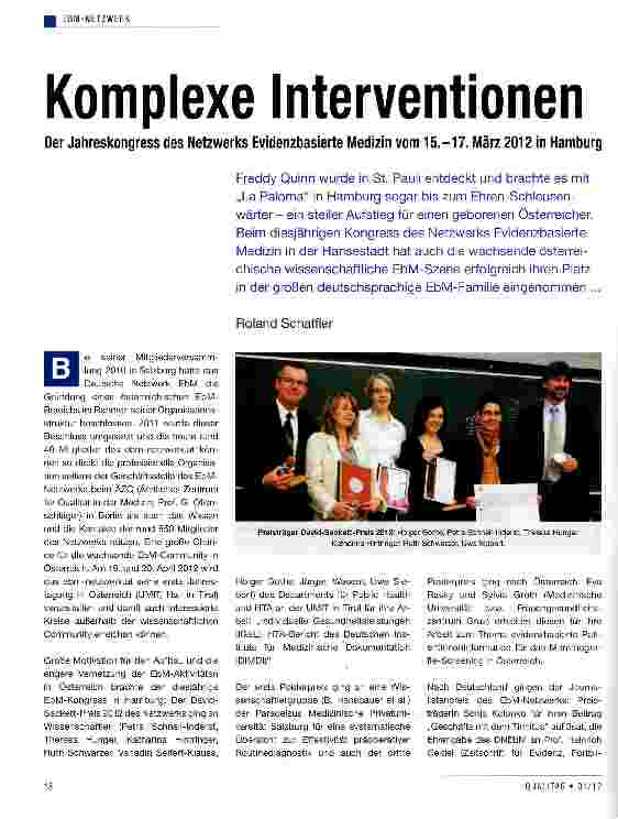 Vorschauseite 1: Komplexe Interventionen
