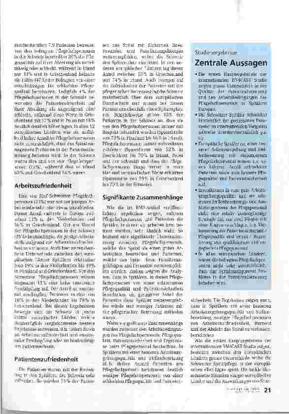 Vorschauseite 2: Die Faktoren für Pflegequalität und Arbeitszufriedenheit