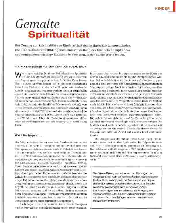 Vorschauseite 1: Gemalte Spiritualität