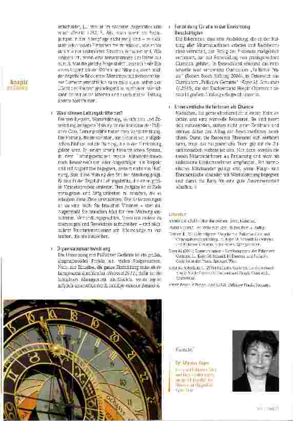 Vorschauseite 2: Yes we can! Was es braucht um palliative Geriatrie umzusetzen