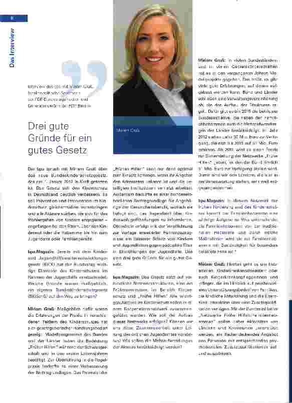 Vorschauseite 1: Drei gute Gründe für ein gutes Gesetz