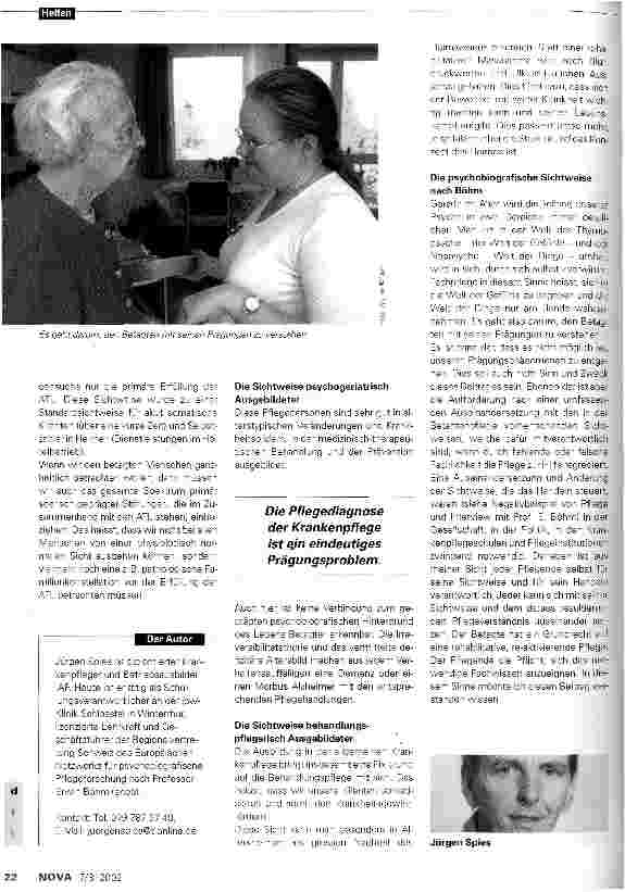 Vorschauseite 3: Eine Pflegediagnose der Krankenpflege