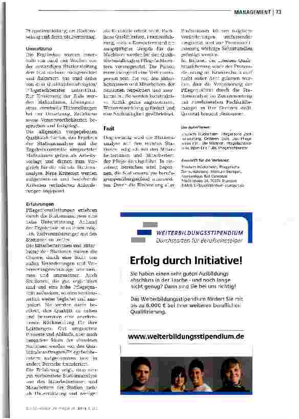 Vorschauseite 4: Instrument zur internen Qualitätssicherung