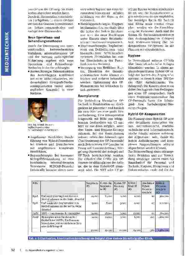 Vorschauseite 2: Neueste Technik auch für kleine Krankenhäuser