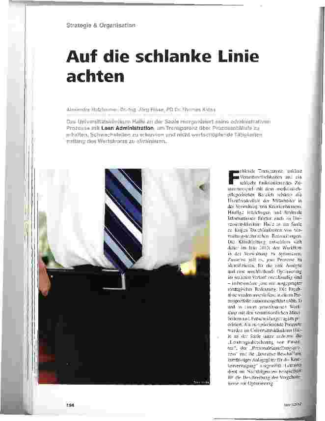 Vorschauseite 1: Auf die schlanke Linie achten