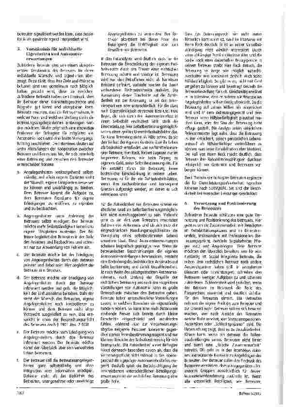 Vorschauseite 4: Dienstleistungsqualität allein macht noch keine gute Betreuung