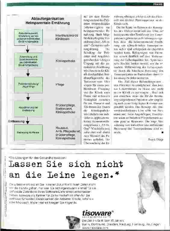 Vorschauseite 2: Betreuung: Heimparenterale Ernährung bei Tumorpatienten