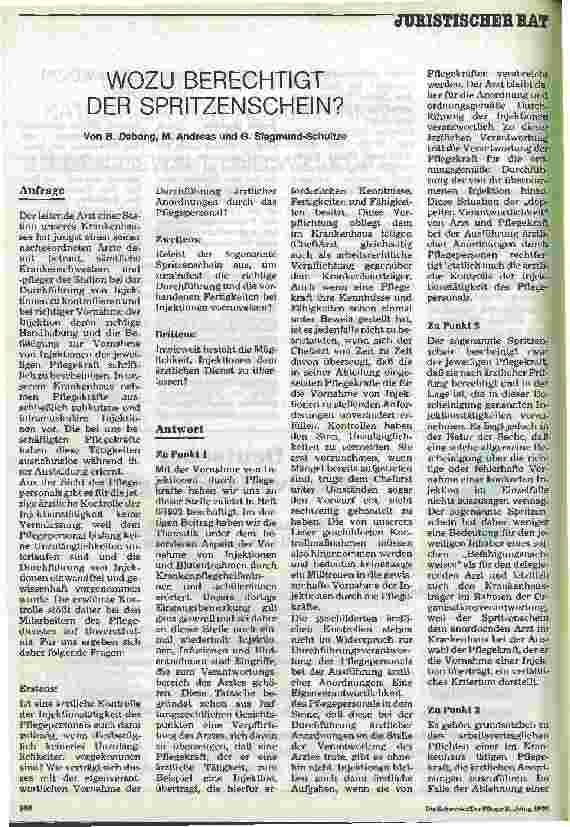 Vorschauseite 1: Wozu berechtigt der Spritzenschein?