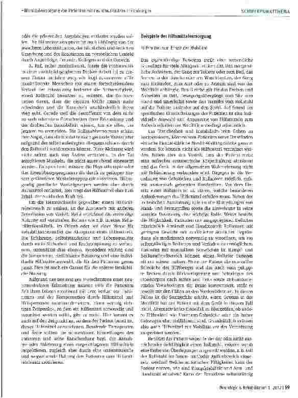 Vorschauseite 5: Hilfsmittelversorgung von Patienten mit neuromuskulären Erkrankungen