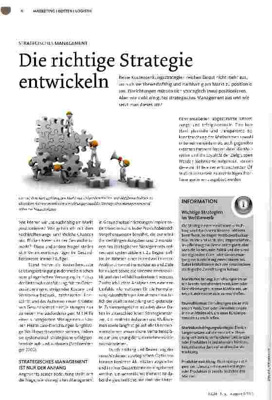 Vorschauseite 1: Die richtige Strategie entwickeln