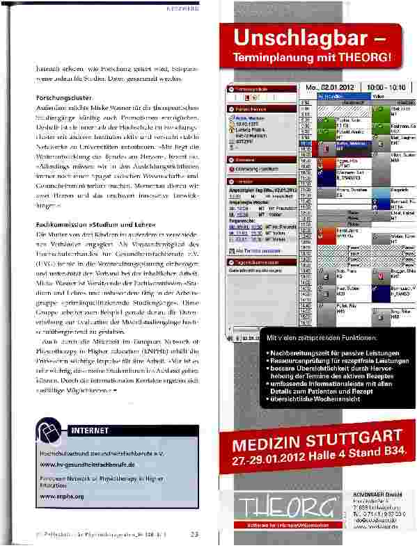 Vorschauseite 2: Neue Perspektiven für die akademische Ausbildung