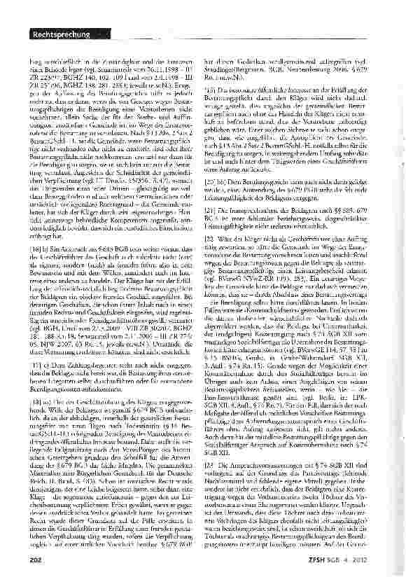 Vorschauseite 3: Aufwendungsersatzanspruch des Bestattungsunternehmens; Beerdigung eines Verstorbenen ohne Auftrag von Angehörigen; Inanspruchnahme des Sozialhilfeträgers; Kosten einer einfachen B…