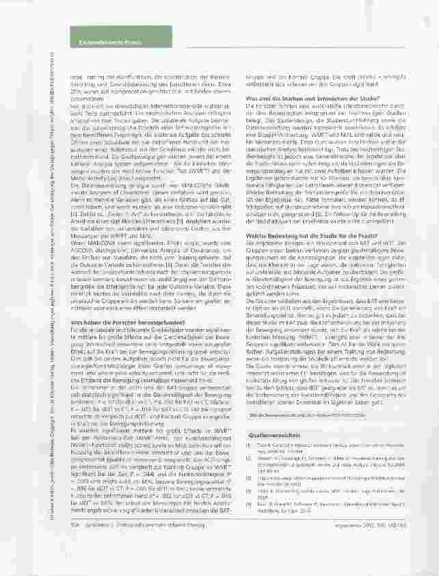 Vorschauseite 2: Distributed Constraint-Induced Therapy (dCIT) im Vergleich zu Bilateralem Armtraining für die Rehabilitation (BAT) der motorischen Kontrolle und Funktion der oberen Extremität nac…