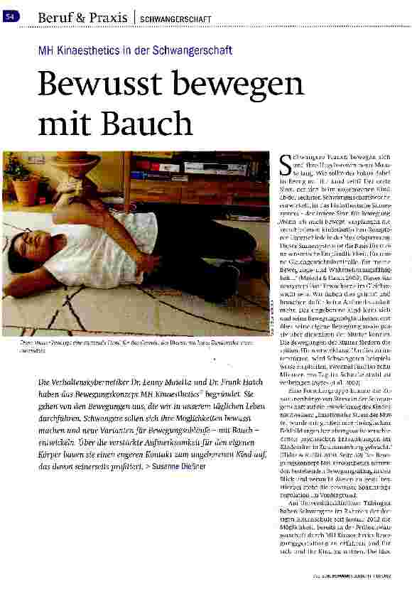 Vorschauseite 1: Bewusst bewegen mit Bauch