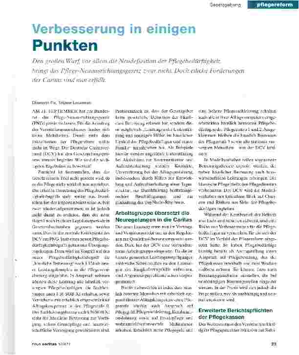 Vorschauseite 1: Verbesserung in einigen Punkten