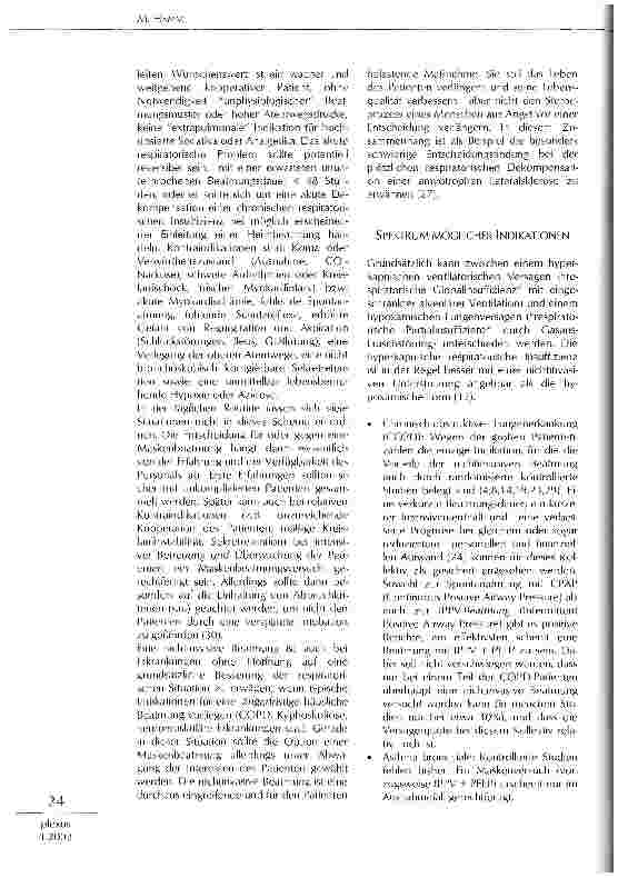 Vorschauseite 2: Nichtinvasive Beatmung auf der Intensivstation