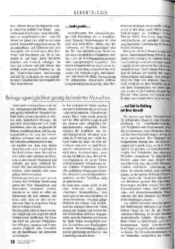 Vorschauseite 3: Neue Lebensqualität als Hosenpilotin Behinderung im Alter