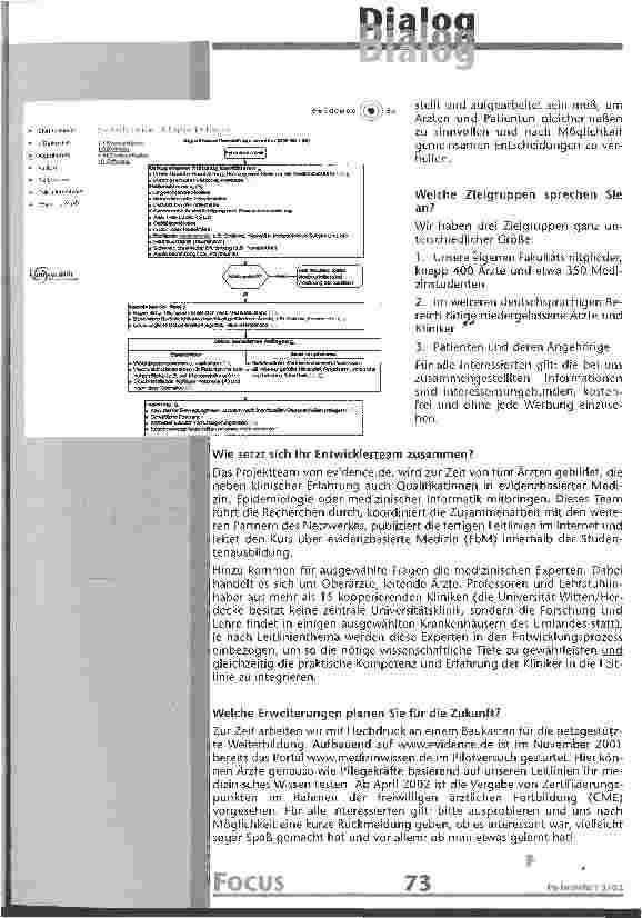 Vorschauseite 2: Wir arbeiten mit Hochdruck an einem Baukasten für netzgestützte Weiterbildung
